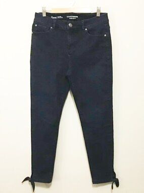 Denver Hayes Hanna Curve Tech High Rise Jeans Size 6 Dark Dark Blue Skinny Leg